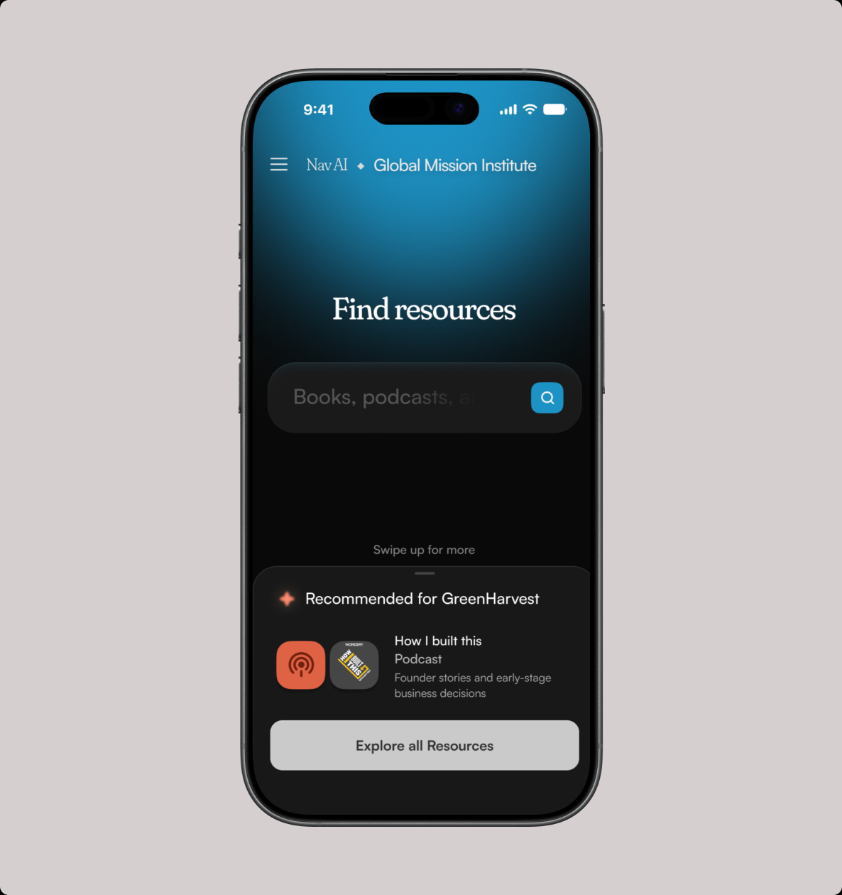 GMI Companion resource discovery interface